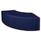 Regency Regency Aurora Curved Vinyl Ottoman- Naval Blue N6265NB - alternate 3